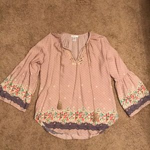 Boutique Bell Sleeve Top